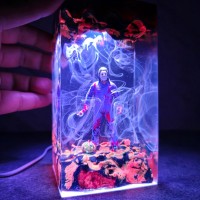 Michael Myers Halloween Resin Wood Art Lamp